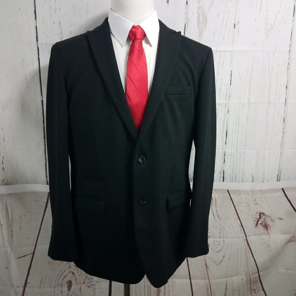 Murano Collezione Black Surgeon Cuff Blazer Sports